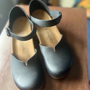 Birkenstock Papillo Black Mary Jane Wedges